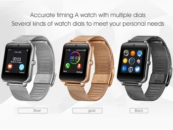New Smart Skatīties Metāla Siksniņu Bluetooth Rokas Smartwatch Atbalsta Sim TF Kartes Android un IOS Skatīties Multi-valodas relogio inteligente