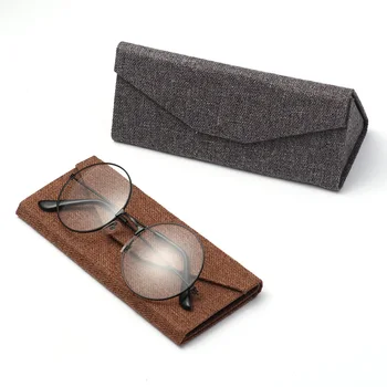 Korejas Salokāms Saulesbrilles Rūtiņu Audums Brilles Gadījumā Ecofriendly Brilles Brilles Aizsargs Konteinerā, Saules Brilles