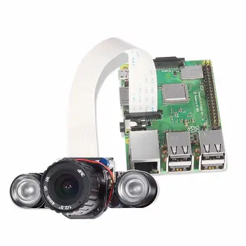 Aveņu Pi 3 5MP Kameras Moduli 1080p OV5647 Auto-Switching, Dienas/Nakts Redzamības Kamera 72 Grādu FoV Aveņu Pi Modeļa A/B/B+