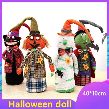 Halloween Dekorēšanai Joslā Darbvirsmas Galda Lelle Spoku Festivāla Skatuves Saģērbt Ķirbju Ragana Māmiņa