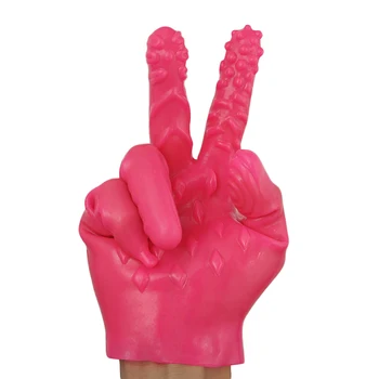 Dzimums Cimdi Masturbācija Erotiska Pirkstu Pieaugušo Pāriem Seksa Produkti cimdi Seksa Veikals, Rotaļlietas, Cimdus, violeta / rozā / melns