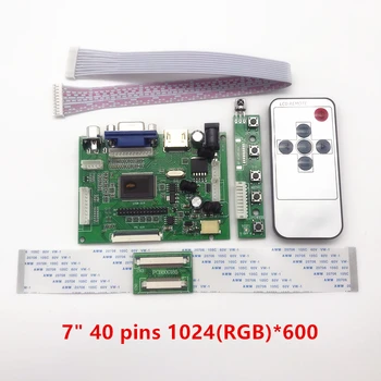 Skylarpu LCD TTL LVDS Kontrolieris Valdes HDMI VGA 2AV 50 PIN AT070TN90 92 94 Atbalstu Automātiski Aveņu Pi Vadītāja Valdes