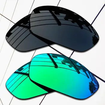 E. O. S 2 Pāri Black & Smaragda Polarizētās Lēcas Nomaiņa, lai Oakley ir neskaitāmi 2007 Saulesbrilles