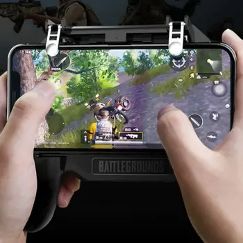 W10 Mobilo Telefonu Spēļu Kontrolleris Gamepad Kursorsviru Uguns Sliekšņa, Lai PUBG Mobilo Tālruņu Spēles