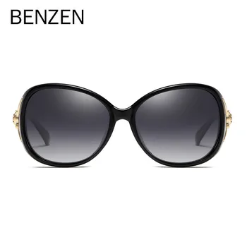 BENZEN Polarizētās Saulesbrilles Sieviešu Zīmola Dizainere Retro Liels Rāmis Luksusa Dāma, Saules Brilles, UV Aizsardzības Brilles 6680