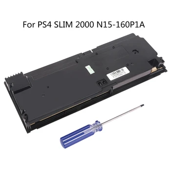 Barošanas Bloks Akumulatora Adapteris Rezerves Daļas par PS4 Slim 2000 Modeļus, N15-160P1A Skrūvgriezi Piederumi