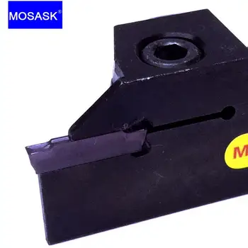 MOSASK MGEHR 20MM 25MM CNC Groove Kuteris Virpu Toolholder MGMN Karbīda Ieliktņiem Asmens Cilindrisku Gropējums Cut-Off Virpošanas Instrumenti,