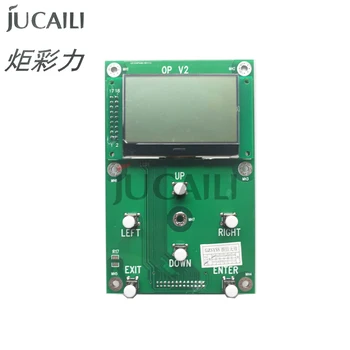 Jucaili Eco solvent printeri 6 pogas taustiņu panelis ar ekrānu epson dx5/dx7/xp600/5113 par Senyang vienu galvu valdes komplekts