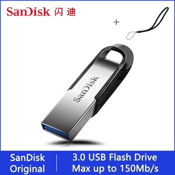 SanDisk USB Stick 3.0 Atslēgu USB Flash Drive 64GB, 128GB 16GB 32GB Pen Drives USB Pendrive Pildspalva Disku Flashdrive 512 gb un 256 gb Atmiņas