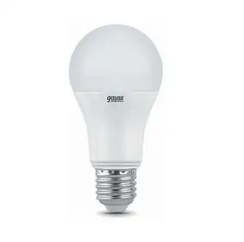 LED lampa Pamatskolas SĪPOLI 20 W bumbieru 4100 Balts. E27 1600lm 180-240VAC Gauss 23229 puse-5 Gab.