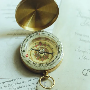 Vintage Retro Kompass Foto Aksesuāri