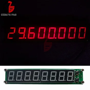 0.1-60MHz 20MHz-2.4 GHz RF Singal Frekvenču Counter Testeri sarkanā 8 LED Skaitītāju Mērījumu Modulis Ham Radio Pastiprinātājs