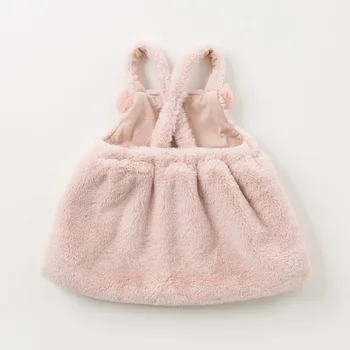 DBZ11946 dave bella ziemas mazulim meitene ir princese trušādas veste kleitu bērnu modes puse kleita bērniem, zīdaiņu lolita drēbes
