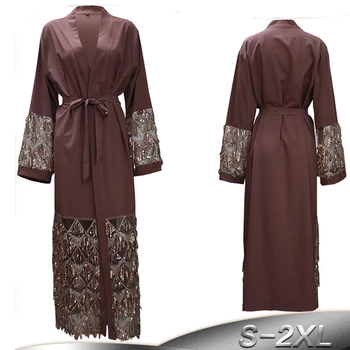 Abayas Sievietēm Musulmaņu Modes Kleita, Hijab Jilbab Kaftan Abaya Dubaija Turcija Kimono Jaka Drēbes Femme Plus Lieluma Islāmu Apģērbi