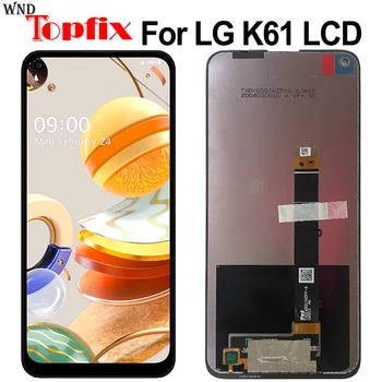 Tests LG K61 LCD Spēlēt Displejs, Touch Screen Sensoru Panelis Digiziter Montāža LG K61 LMQ630EAW LM-Q630EAW LCD Displejs
