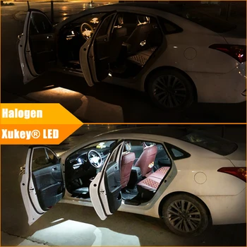Xukey Balta Auto LED Interjera Apgaismojums Komplekts Toyota Prius 2004-2017 Kartes Autostāvvieta Durvju Kravas Spuldzes Iepakojuma T10 W5W 194 168 C5W