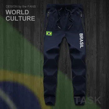 Brazīlija, Brazīlija KRŪŠTURIS Brazīlijas BR vīriešu bikses joggers jumpsuit treniņbikses dziesmu sviedri fitnesa vilnas taktiskās gadījuma tauta, valsts