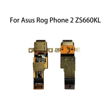 Jauns USB Uzlādes Pieslēgvieta Par Asus Rog Tālrunis 2 ZS660KL Lādētāju, USB Ligzda Хвостовой домкрат