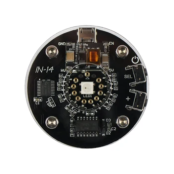GHXAMP IN-14 Viena caurule, kas Spīd Pulkstenis Nixie Caurules Audio Home Made Piederumi Diy USB 5V