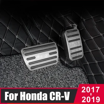 Auto Pedāli Vāka Pamatni Honda C-RV CRV 2012. - 2016. gadam 2017 2018 2019 Akseleratora Degvielas Bremzes Pedāļu Uzlikas Paklāja Segumu Piederumi