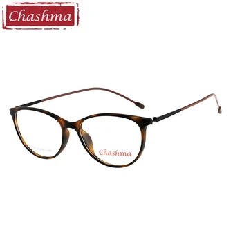 Chashma Zīmola Studentu Brilles lentes opticos mujer Cat Eye ir Stilīgs TR90 Gaismas Rāmis Sievietēm Brilles Rāmis Optiskās