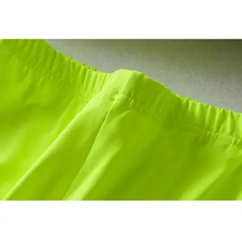 Neona zaļā augsta vidukļa biker bikses sieviešu vasaras sexy black dāmas bikses, kokvilnas izšuvumi sporta apģērbu steetwear