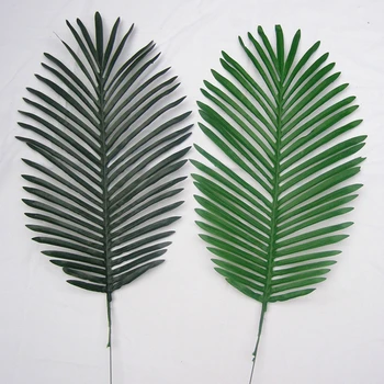69cm Garas Mākslīgās Palmu Lapām 10pcs Zaļie Augi Dekoratīvie / Mākslīgie Ziedi Puse Dekorēšana, Kāzu Dekorēšana