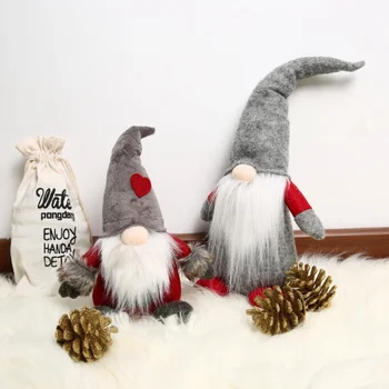 Ziemassvētku Rotājumi Ziemassvētki Zviedrijas Elf Tomte Santa Claus Lelles Kokā Karājas Dekori Mājas Svētku Dekorēšana Brīvdienu Piederumi