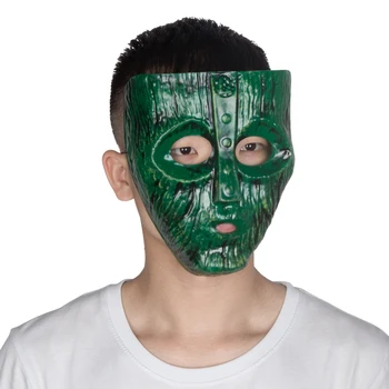 Patygr Amazing Halovīni Maska, Plastmasas Loki Maschera Deluxe Jim Carrey, Masku, Tērpu Halloween
