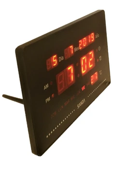 Reloj de Salīdzinot y mesa Digitālo Grande Oficina Temperatura Calendario alarma 220V
