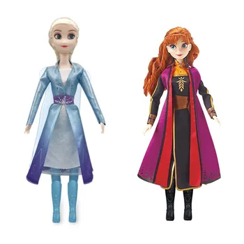 Disney Augstas Kvalitātes Princese Rotaļlietas Saldēti 2 Anna Un Elza Boneca Mucsic Skaitļi Lelle Meitenēm Labākā Dāvana Dzimšanas Dienā