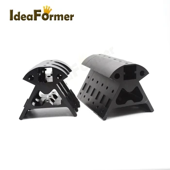3D Printeri Vertex Reprap Stūriem Kossel 2020. Gadam Alumīnija profils, Visi-metāla Delta 1 set 3 Top+6 apakšas, 3D Printeri detaļu Rāmis