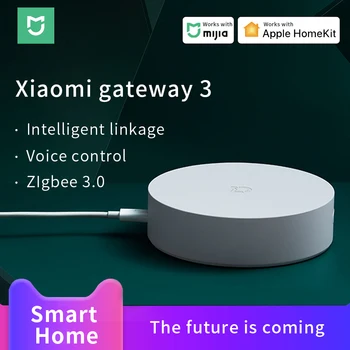 Xiaomi Mijia Vārti 3 Mi Smart home Hub mi Multi-Mode Vārti ZigBee 3.0 Darbam ar Mi mājās APP Apple APP Homekit