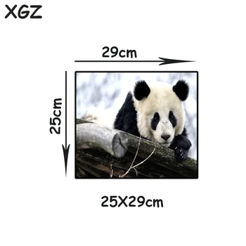 XGZ Dzīvnieku Liela Izmēra Peli Mat Slēdzenes Reti Cute Melnā un Baltā Panda Modelis Klēpjdatoru, Paklāja Gumijas Universālu neslīdošu