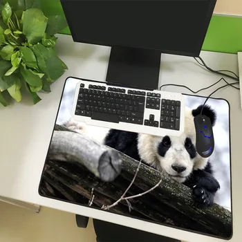 XGZ Dzīvnieku Liela Izmēra Peli Mat Slēdzenes Reti Cute Melnā un Baltā Panda Modelis Klēpjdatoru, Paklāja Gumijas Universālu neslīdošu