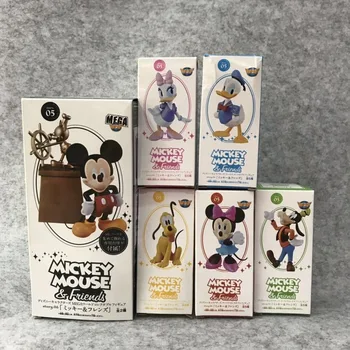 7Pcs Oriģināls Disney Mickey Mouse Clubhouse Minnie Donald Duck Daisy Anime Attēls PVC Rīcības Attēls Rotaļlietas, Bērnu Dzimšanas dienas Dāvana