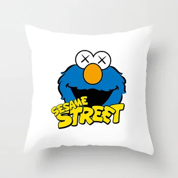 Vienkārši karikatūra Sesame Street Mest Spilvens, Spilvens, Spilvenu Segtu Dīvāns Auto Mājās Apdares Produktiem, kas Piemērotas Pusaudžiem