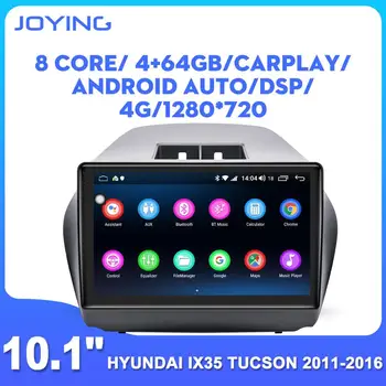 Joying 10.1 collu auto radio atskaņotājs galvas vienības stereo audio atskaņotājs atbalsta atpakaļskata kamera Hyundai Tucson, IX35 2011 2012 2016