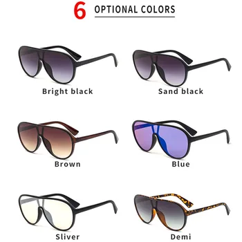 Saulesbrilles Sieviešu 2020. gadam UV400 Luksusa Zīmolu Dizains, Moderns Viens Gabals Liels Rāmis, Saules Brilles Toņos Sievietēm Vintage gafas de sol