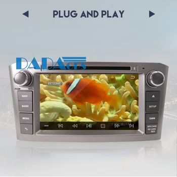 Auto DVD Atskaņotājs, GPS Navigācijas Headunit Toyota Avensis 2002-2008 t250 jaudas stends Android 8.0 7.1 Radio Auto Stereo Audio Video Multimedia
