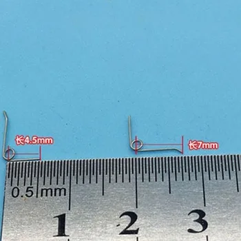 Stieples Dia 0.3 mm OD 2mm Atsperes Miniatūras Torsionu Atsperes 10pcs