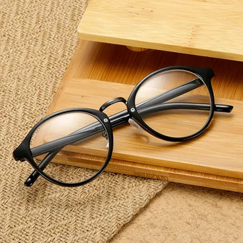 Klasiskā Retro Apaļas Brilles Vīrieši Sievietes Ultra Light Tuvredzība Brilles Gatavo -1 -1.5 -2 -2.5 -3 -3.5 -4 -4.5 -5 -6