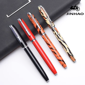 2019 Jaunu Jinhao noble leopard fountain pen 0.38 mm un 0,5 mm labāko pārdošanas tintes pildspalvu dāvanu augstas kvalitātes students, kaligrāfijas piederumi pildspalvas