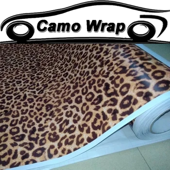 Auto Stils StickerBomb Leopard Maskēties Vinyl Wrap Dzīvnieku Ādas, Leopardu Auto Uzlīme Motociklu Transportlīdzekļa Aplaušana Filmu