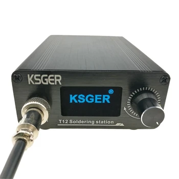 KSGER 3Pcs V2.1S T12 Elektriskās Lodēšanas Stacijas Digitālais Temperatūras regulators Elektriskais lodāmurs Padomus T12-K + 907 Rokturis