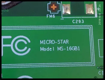 Sākotnējā MSI CX60 KLĒPJDATORS Mātesplatē MS-16GB1 ms-16gb Testa OK
