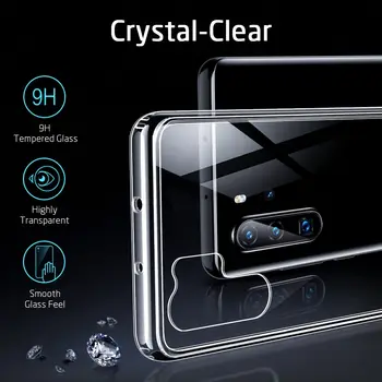 EAR Rūdīta Stikla, Gadījumā, Huawei P30 P40 P20 Pro Mate 30pro 4G 5G Atpakaļ Vāciņu, Kristāla, Stikla Gadījumos Huawei P30 Lite Godu V30