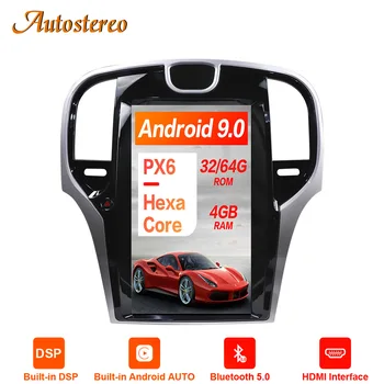 Par Lancia Thema 2012+ Android 9.0 Tesla Stila Vertikālās Nogāzes Auto GPS Navigācijas Headunit Multimediju Atskaņotājs, Radio, magnetofons