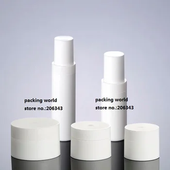 30ml viss balts bezgaisa pudele ar balto sūknis balto vāku var izmantot seruma/losjons/fonds/ ūdens plastmasas pudelē