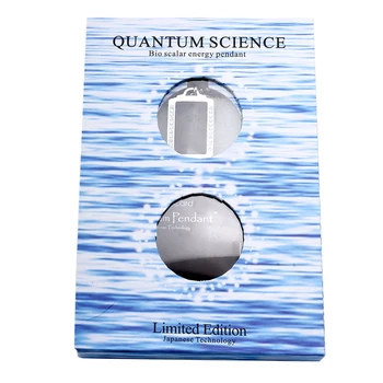 EBUTY Quantum Kulons Enerģijas Lava Nerūsējošā Tērauda Crystal Taisnstūra Rotaslietas Piekariņi Modes Veselības Dāvana, ar Kasti